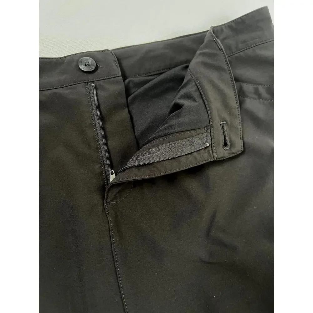 Eddie Bauer Women’s Skort / Skirt Size 14 Black Compression Shorts Activewear - Picture 6 of 7